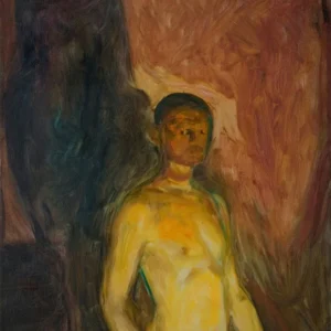 Edvard Munch Self-Portrait in Hell Poster 1903 Wall Art Painting