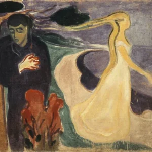 Edvard Munch Separation Poster 1896 Wall Art Painting