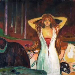 Edvard Munch Ashes Poster 1894 Wall Art Painting