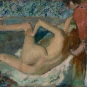 Edgar Degas After the Bath Poster 1890 Wall Art Painting