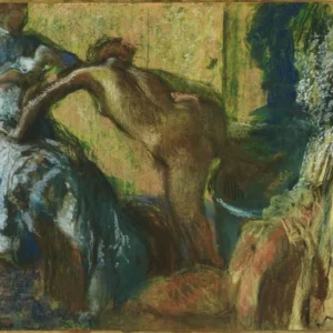 Edgar Degas After the Bath Poster 1890 V2 Wall Art Painting