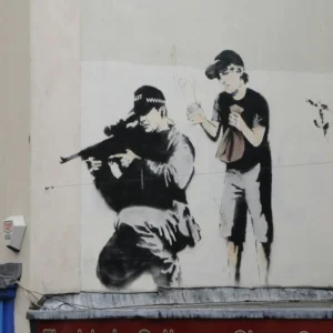 Banksy Mural by Banksy No. 01 Poster 2010 Wall Art Street Art