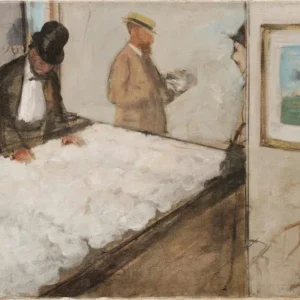 Edgar Degas Cotton Merchants in New Orleans Poster 1873 Wall Art Painting