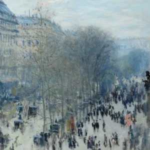Claude Monet Boulevard des Capucines Poster 1873 Wall Art Painting