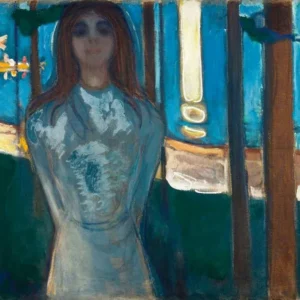 Edvard Munch The Voice Summer Night Poster 1896 Wall Art Painting