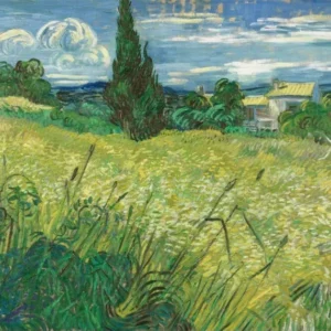 Vincent van Gogh Green Field Poster 1888 Wall Art Painting