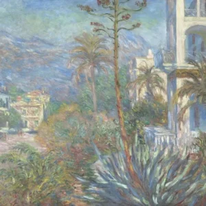 Claude Monet Villas at Bordighera (Early) Poster 1884 Wall Art Painting