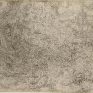 Leonardo da Vinci A Deluge No. 33 Poster 1478 Wall Art Sketch