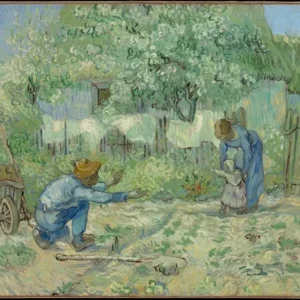Vincent van Gogh First Steps After Millet Poster 1888 Wall Art Painting