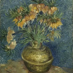 Vincent van Gogh Imperial Fritillaries in a Copper Vase Poster 1888 Wall Art Painting