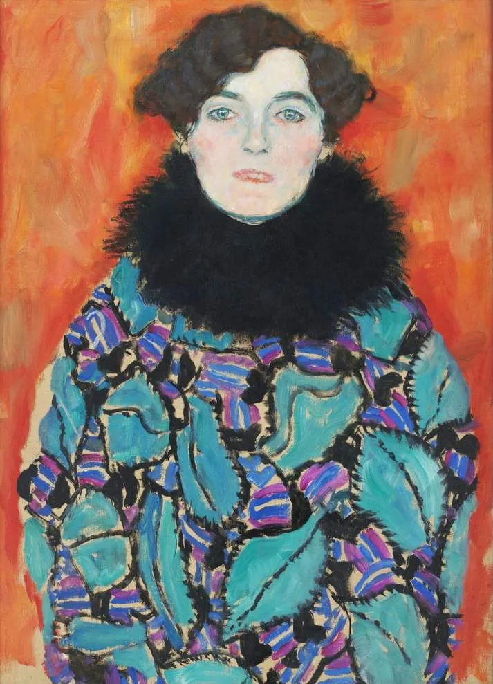 037_johanna-staude-gustav-klimt Gustav Klimt Johanna Staude Poster 1910 Wall Art Symbolist Painting - Image 1