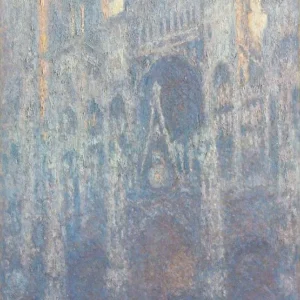 Claude Monet The Portal of Rouen Cathedral in Morning Light Poster 1894 Wall Art Painting