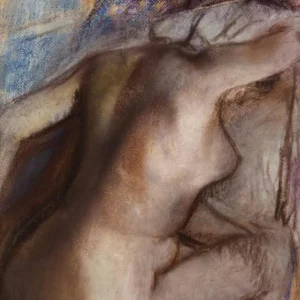 Edgar Degas After the Bath Woman Drying Herself Poster 1890 Wall Art Painting