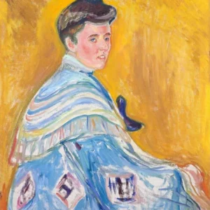Edvard Munch Portrait of Hanni Esche Poster 1905 Wall Art Painting