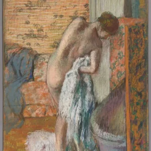 Edgar Degas Apres le Bain Femme S Essuyant Poster 1895 Wall Art Painting