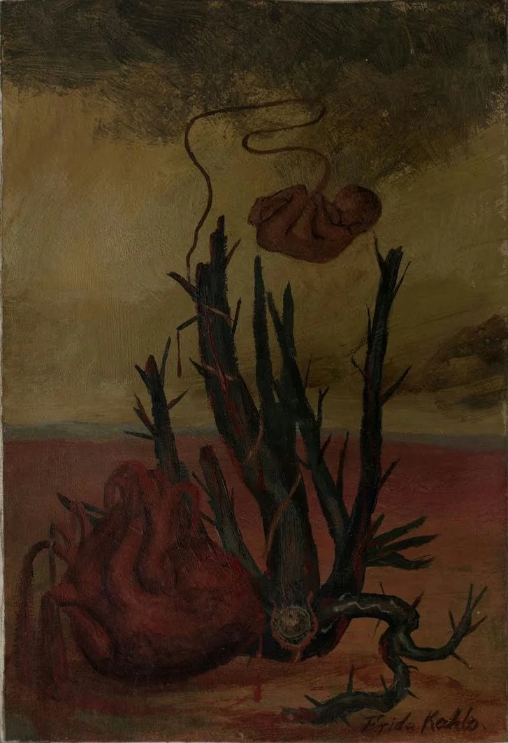 047_without-known-title-heart-cactus-fetus-frida-kahlo Frida Kahlo Without Known Title Heart Cactus Fetus Poster 1932 Wall Art Painting - Image 1