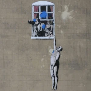 Banksy Mural by Banksy No. 04 Poster 2010 Wall Art Street Art