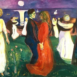 Edvard Munch The Dance of Life Poster 1900 Wall Art Painting