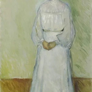 Edvard Munch Portrait of Ellen Warburg Poster 1905 Wall Art Painting