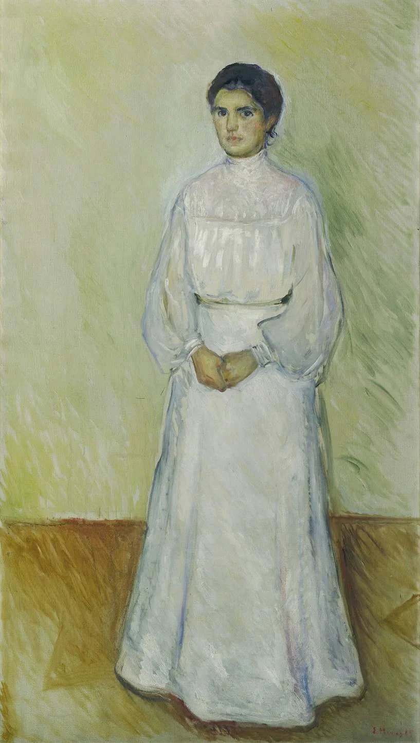 Edvard Munch Portrait of Ellen Warburg Poster 1905 Wall Art Painting