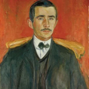 Edvard Munch Portrait of Herbert Esche Poster 1905 Wall Art Painting