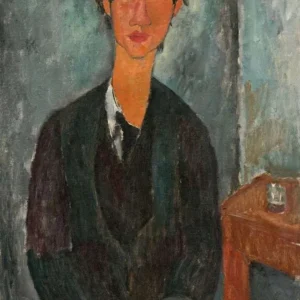 Amedeo Modigliani Chaim Soutine Poster 1917 Wall Art Painting