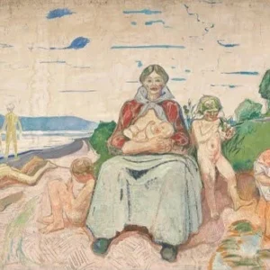 Edvard Munch The Scientists Alma Mater Poster 1911 Wall Art Painting