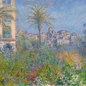 Claude Monet Villas at Bordighera Poster 1884 Wall Art Painting