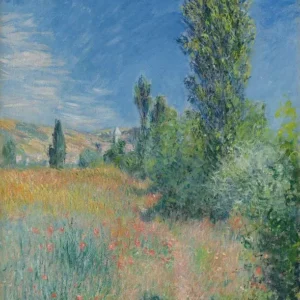 Claude Monet Landscape in Ile Saint-Martin Poster 1881 Wall Art Painting