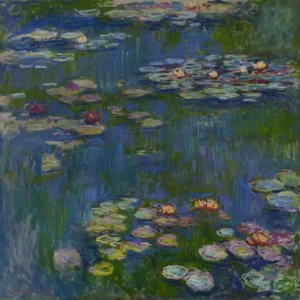 Claude Monet Water Lilies Violet Harmony Poster 1905 Wall Art Painting