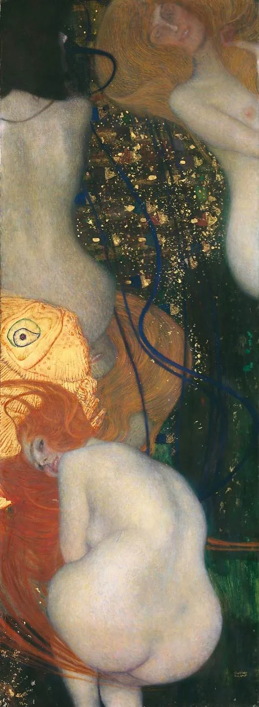 114_goldfish-gustav-klimt Gustav Klimt Goldfish Poster 1914 Wall Art Symbolist Painting - Image 1