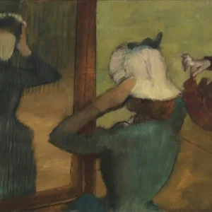Edgar Degas At the Milliner Poster 1882 Wall Art Painting