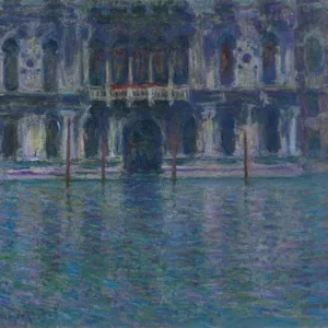 Claude Monet The Palazzo Contarini Venice Poster 1908 Wall Art Painting