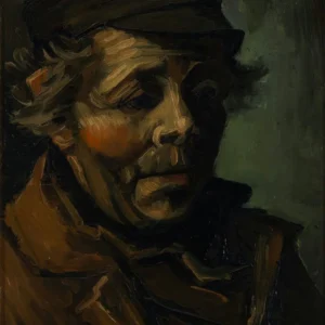 Vincent van Gogh Head of a Peasant Poster 1888 Wall Art Painting