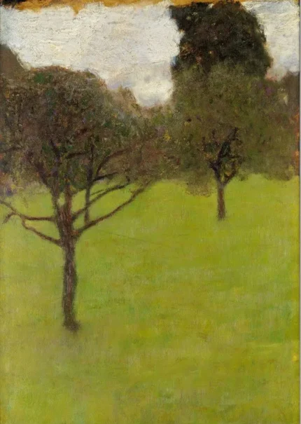 Gustav Klimt Orchard Poster 1903 Wall Art Symbolist Painting