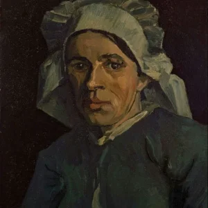 Vincent van Gogh Head of a Woman Poster 1885 V3 Wall Art Painting