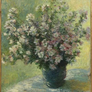 Claude Monet Vase of Flowers Poster 1882 Wall Art Painting