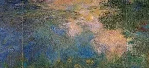 Claude Monet The Water Lily Pond Green Poster 1900 Wall Art Painting