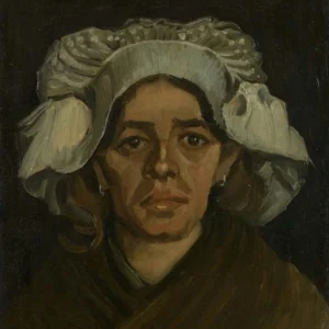 Vincent van Gogh Head of a Woman Poster 1885 V4 Wall Art Painting