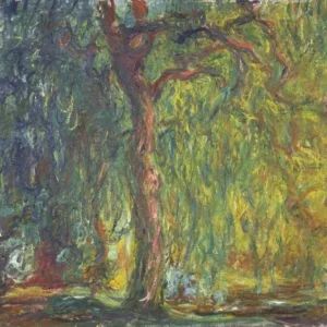 Claude Monet Weeping Willow Poster 1919 Wall Art Painting