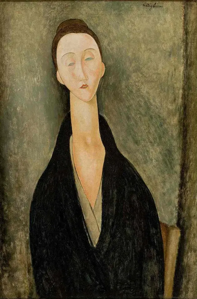 Amedeo Modigliani Lunia Czechowska Poster 1918 Wall Art Painting