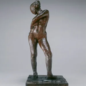 Edgar Degas Dancer Fastening the String of Her Tights Poster 1880 Wall Art Painting