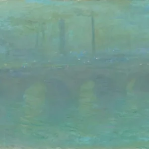 Claude Monet Waterloo Bridge London at Dusk Poster 1904 Wall Art Painting