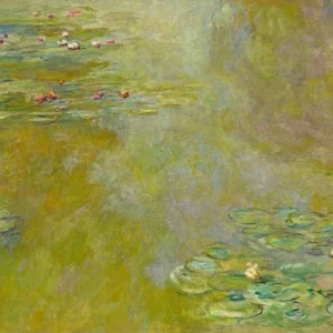 Claude Monet The Water Lily Pond 1917 Poster 1917 Wall Art Painting
