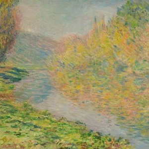 Claude Monet Autumn at Jeufosse Poster 1884 Wall Art Painting