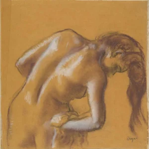 Edgar Degas Bather Drying Herself Poster 1895 Wall Art Painting