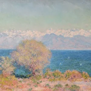 Claude Monet View of Cap d Antibes Poster 1888 Wall Art Painting