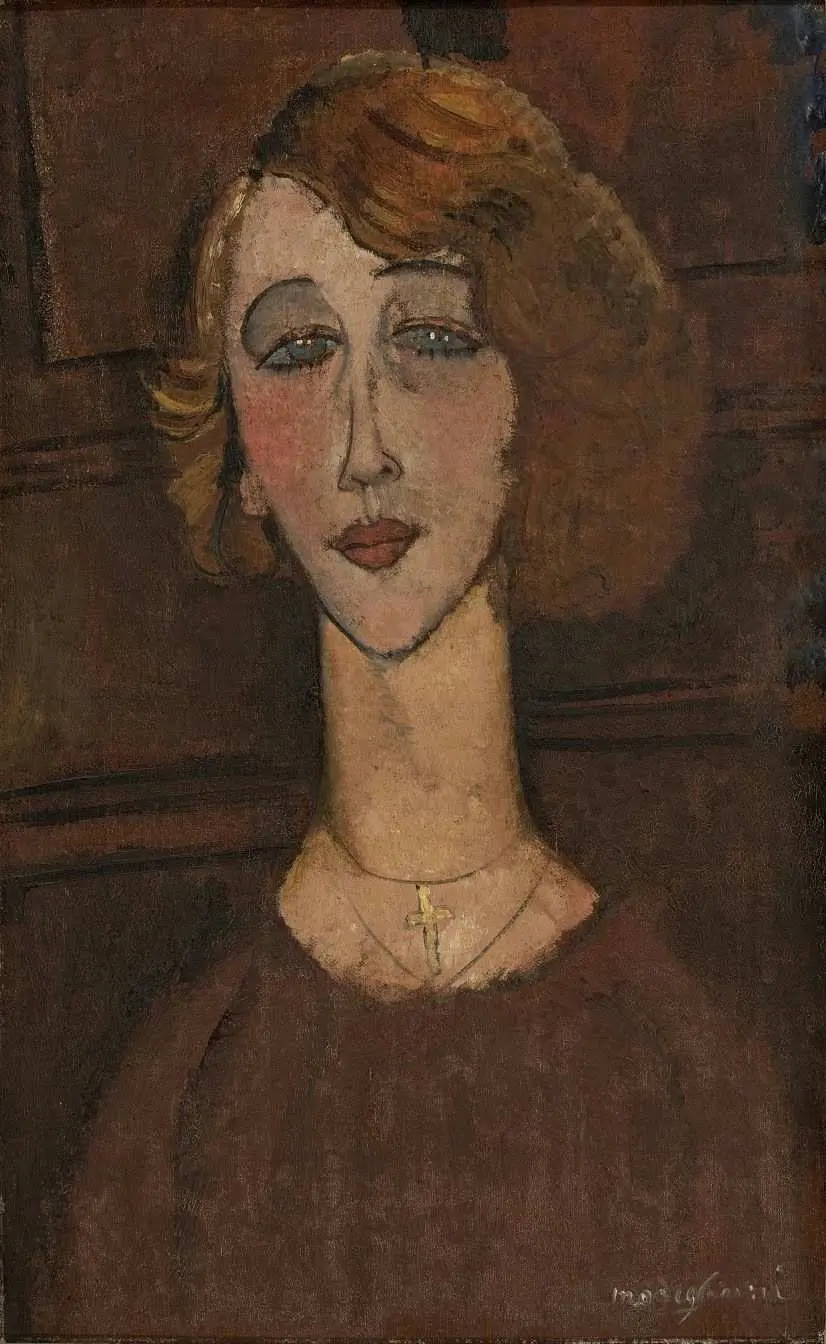 Amedeo Modigliani Renee Poster 1917 V2 Wall Art Painting