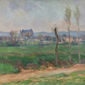 Claude Monet View of Vernon Poster 1883 Wall Art Painting