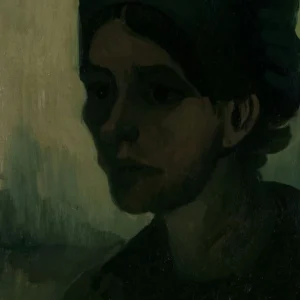 Vincent van Gogh Head of a Woman Poster 1885 V10 Wall Art Painting